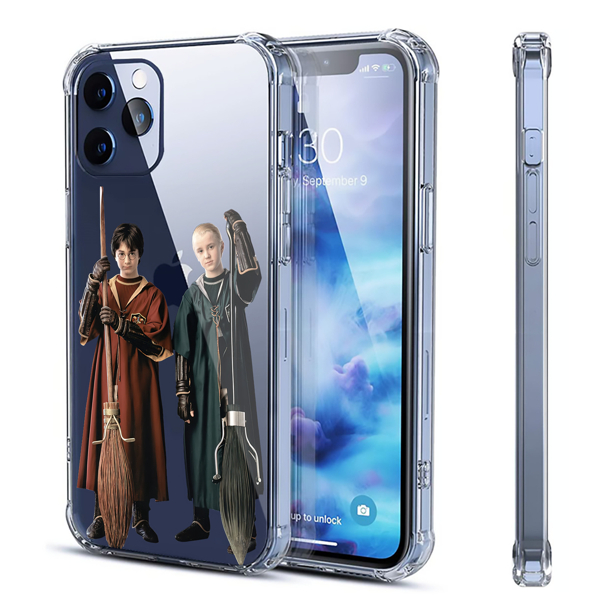 （画像用） Harry Potter ハリー・ポッターシリーズ 【iPhone 12シリーズ対応】透明スマホケース（クリアソフトケース）